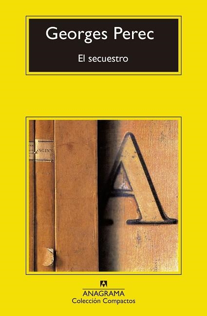 SECUESTRO, EL  | 9788433960627 | PEREC, GEORGES | Llibreria La Gralla | Llibreria online de Granollers