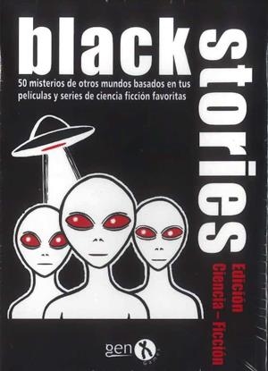 BLACK STORIES EDICION CIENCIA FICCION | 8436564810144 | GEN X GAMES | Llibreria La Gralla | Librería online de Granollers