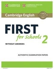 CAMBRIDGE ENGLISH FIRST FOR SCHOOLS 2 STUDENT'S BOOK WITHOUT ANSWERS | 9781316503515 | Llibreria La Gralla | Librería online de Granollers