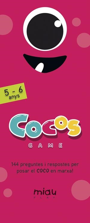 COCOS GAME 5-6 AÑOS | 9788416082261 | OROZCO, MARÍA JOSÉ / RAMOS, ÁNGEL MANUEL / RODRÍGUEZ, CARLOS MIGUEL | Llibreria La Gralla | Librería online de Granollers