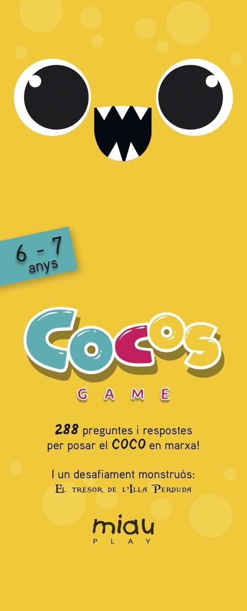 COCOS GAME 6-7 AÑOS | 9788416082278 | OROZCO, MARÍA JOSÉ / RAMOS, ÁNGEL MANUEL / RODRÍGUEZ, CARLOS MIGUEL | Llibreria La Gralla | Librería online de Granollers