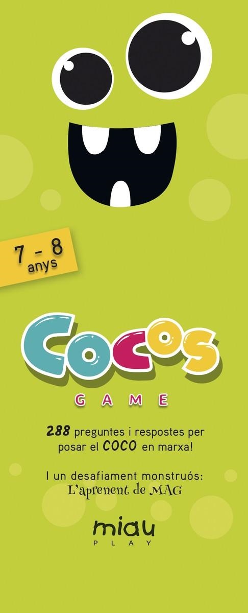 COCOS GAME 7-8 AÑOS | 9788416082285 | OROZCO, MARÍA JOSÉ / RAMOS, ÁNGEL MANUEL / RODRÍGUEZ, CARLOS MIGUEL | Llibreria La Gralla | Llibreria online de Granollers