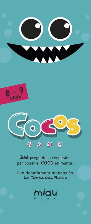 COCOS GAME 8-9 AÑOS | 9788416082292 | OROZCO, MARÍA JOSÉ / RAMOS, ÁNGEL MANUEL / RODRÍGUEZ, CARLOS MIGUEL | Llibreria La Gralla | Librería online de Granollers