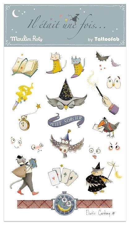 TATUATGES MOULIN ROTY PEQUEÑO HECHICERO ERASE UNA VEZ | 3575677113577 | 711357 | Llibreria La Gralla | Librería online de Granollers