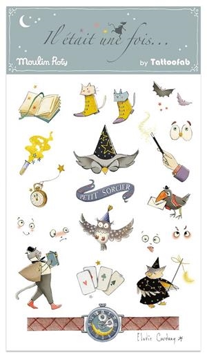 TATUATGES MOULIN ROTY PEQUEÑO HECHICERO ERASE UNA VEZ | 3575677113577 | 711357 | Llibreria La Gralla | Librería online de Granollers