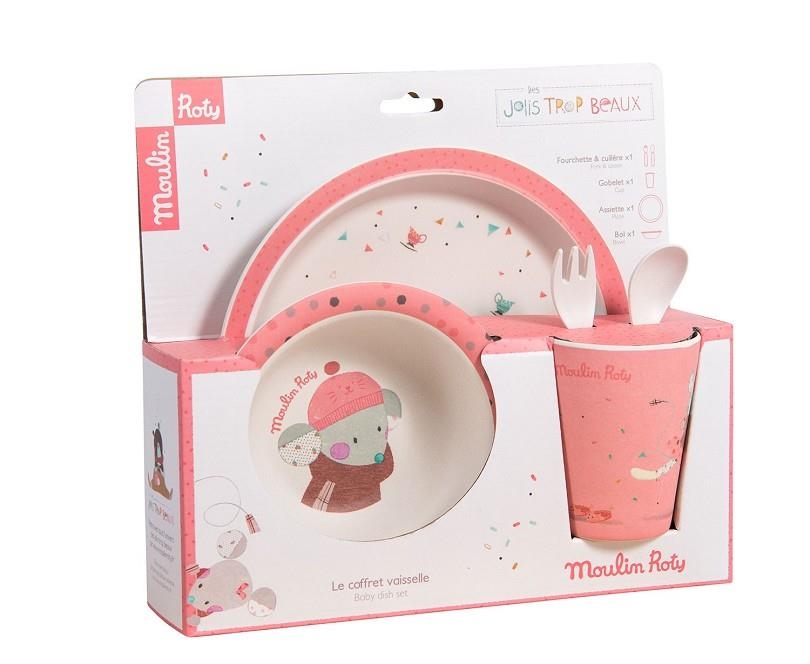 SET VAIXELLA BAMBU MOULIN ROTY ROSA JOLIS TROP | 3575676652329 | 665232 | Llibreria La Gralla | Librería online de Granollers