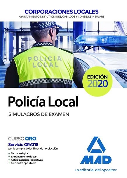 POLICÍA LOCAL. SIMULACROS DE EXAMEN  (EDICIO 2020) | 9788414236611 | NO DISPONIBLE | Llibreria La Gralla | Llibreria online de Granollers