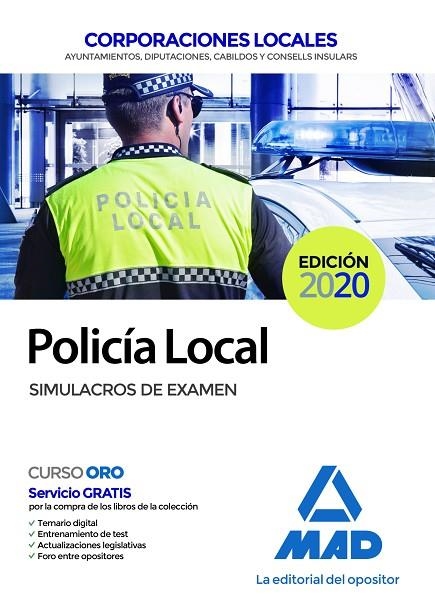 POLICÍA LOCAL. SIMULACROS DE EXAMEN  (EDICIO 2020) | 9788414236611 | NO DISPONIBLE | Llibreria La Gralla | Librería online de Granollers