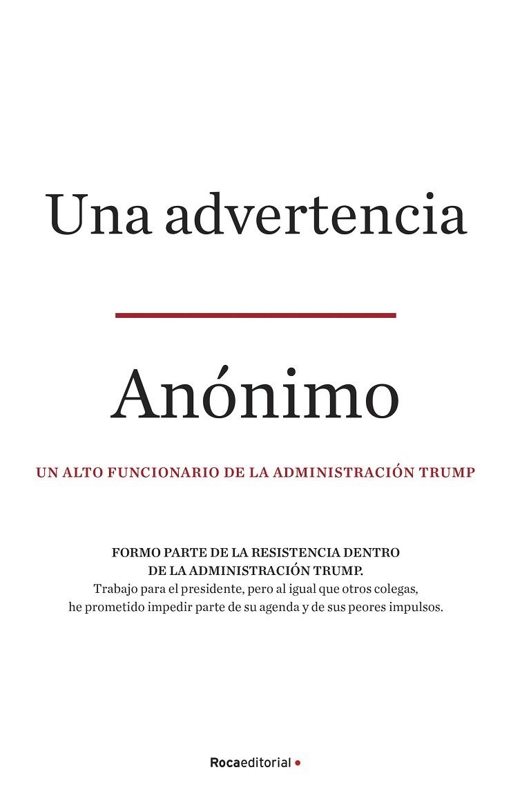 UNA ADVERTENCIA | 9788418249129 | (ANONYMOUS), ANÓNIMO | Llibreria La Gralla | Llibreria online de Granollers