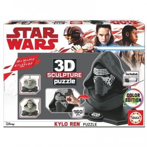 PUZZLE 3D SCULPTURE STAR WARS KYLO REN | 8412668178021 | EDUCA | Llibreria La Gralla | Librería online de Granollers