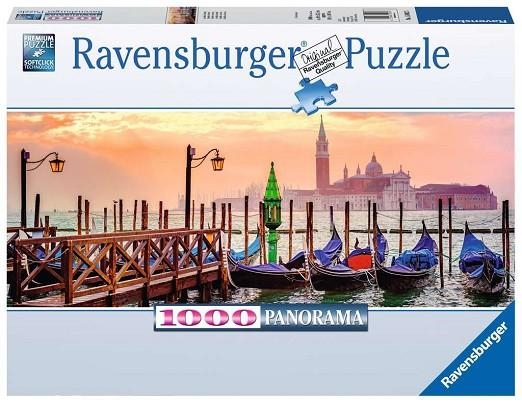 GONDOLAS EN VENCIA PUZZLE RAVENSBURGER PANORAMA 1000 | 4005556150823 | RAVENSBURGER | Llibreria La Gralla | Librería online de Granollers