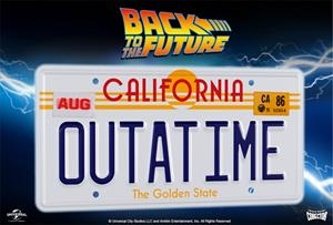 OUT A TIME MATRICULA REGRESO AL FUTURO | 8437017951285 | DOCTOR COLLECTOR | Llibreria La Gralla | Llibreria online de Granollers