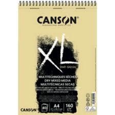 BLOC CANSON XL GRA SORRA NATURAL A4 160 GRS | 3148950021410 | 400110393 | Llibreria La Gralla | Librería online de Granollers