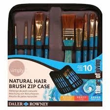 ESTOIG 10 PINZELLS AQUAREL·LA SIMPLY DALER ROWNEY | 5011386090368 | D216919010 | Llibreria La Gralla | Llibreria online de Granollers