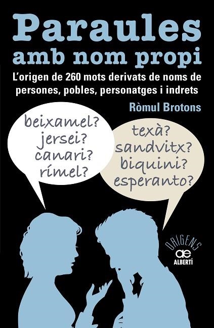 PARAULES AMB NOM PROPI.  | 9788472461741 | BROTONS SEGARRA, RÒMUL | Llibreria La Gralla | Llibreria online de Granollers