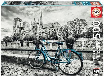 PUZLE EDUCA 500 BICICLETA A NOTRE DAME | 8412668184824 | EDUCA | Llibreria La Gralla | Librería online de Granollers