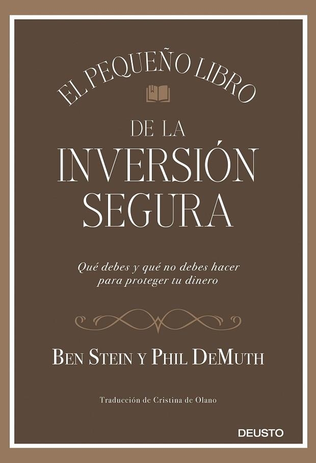 PEQUEÑO LIBRO DE LA INVERSIÓN SEGURA, EL | 9788423431564 | STEIN Y PHIL DEMUTH, BEN | Llibreria La Gralla | Librería online de Granollers