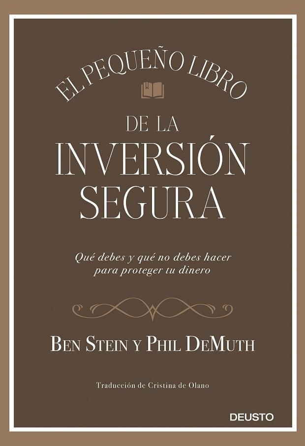 PEQUEÑO LIBRO DE LA INVERSIÓN SEGURA, EL | 9788423431564 | STEIN Y PHIL DEMUTH, BEN | Llibreria La Gralla | Llibreria online de Granollers