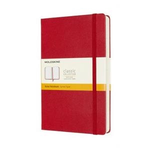 LLIBRETA MOLESKINE CLASSIC L RATLLES TAPA DURA VERMELLA | 8053853606198 | MOL0013154 | Llibreria La Gralla | Llibreria online de Granollers