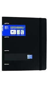 CARPETA OXFORD EUROPENABINDER TP 35 MM NEGRE + RECANVI 100 FULLS | 3045050414831 | 400119071 | Llibreria La Gralla | Llibreria online de Granollers