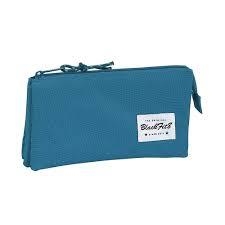 PORTATOT SAFTA TRIPLE BLACKFIT8 EGEO BLAU  | 8412688376179 | SAF842049744 | Llibreria La Gralla | Llibreria online de Granollers