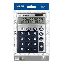 CALCULADORA MILAN 10 DIGITS SILVER BLAU | 8411574062820 | 159906SLBBL | Llibreria La Gralla | Llibreria online de Granollers