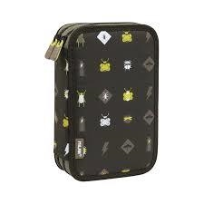 PLUMIER 2 PISOS AMB CONTINGUT BE ATOMIC NEGRE MILAN | 8411574085768 | 081264BTM | Llibreria La Gralla | Llibreria online de Granollers