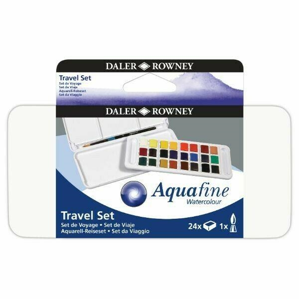 CAIXA AQUAREL.LES DALER ROWNEY AQUAFINE 24 PASTILLES | 5011386124209 | 3213900000 | Llibreria La Gralla | Librería online de Granollers