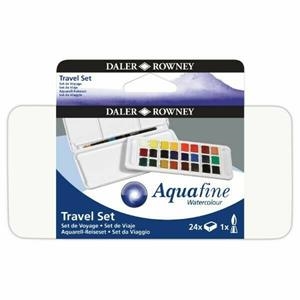 CAIXA AQUAREL.LES DALER ROWNEY AQUAFINE 24 PASTILLES | 5011386124209 | 3213900000 | Llibreria La Gralla | Llibreria online de Granollers