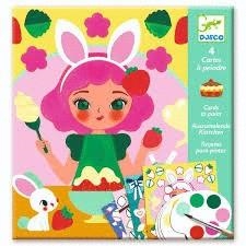 4 TARGETES PER PINTAR. EL BERENAR | 3070900096592 | DJECO | Llibreria La Gralla | Librería online de Granollers