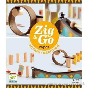 ZIG & GO. JOC DE CONSTRUCCIO EN CADENA | 3070900056428 | DJECO | Llibreria La Gralla | Llibreria online de Granollers