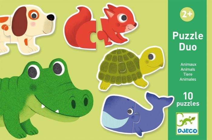 PUZZLE DJECO DUO ANIMALS | 3070900081475 | TOP8147 | Llibreria La Gralla | Librería online de Granollers