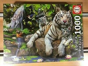 PUZLE EDUCA 1000 TIGRES BLANCS DE BENGALA | 8412668148086 | EDUCA | Llibreria La Gralla | Librería online de Granollers