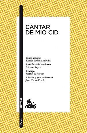 CANTAR DE MIO CID | 9788467034059 | ANÓNIMO | Llibreria La Gralla | Llibreria online de Granollers