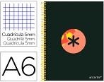 LLIBRETA ANTARTIK ESPIRAL A6 QUADRICULA MICROPERFORAT CARTRO TT NEGRE | 8423473114739 | 11473 | Llibreria La Gralla | Llibreria online de Granollers