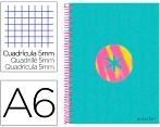 LLIBRETA ANTARTIK ESPIRAL A6 QUADRICULA MICROPERFORAT CARTRO TT TURQUESA | 8423473114760 | 11476 | Llibreria La Gralla | Llibreria online de Granollers