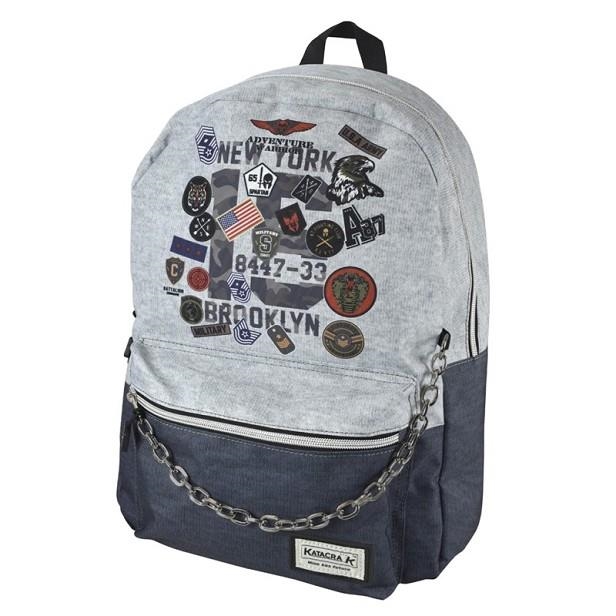 MOTXILLA KATACRAK PATCHES GREY  | 8412885169383 | SEN18138201 | Llibreria La Gralla | Llibreria online de Granollers