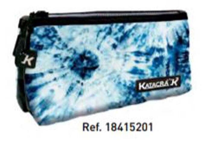 PORTATOT KATACRACK DOBLE CREMALLERA TIE DYE BLAU  | 8412885168409 | SEN18415201 | Llibreria La Gralla | Llibreria online de Granollers
