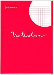 RECANVI FULLS NOTEBLOC MIQUELRIUS A4 VERMELL | 8422593071342 | 7134 | Llibreria La Gralla | Llibreria online de Granollers