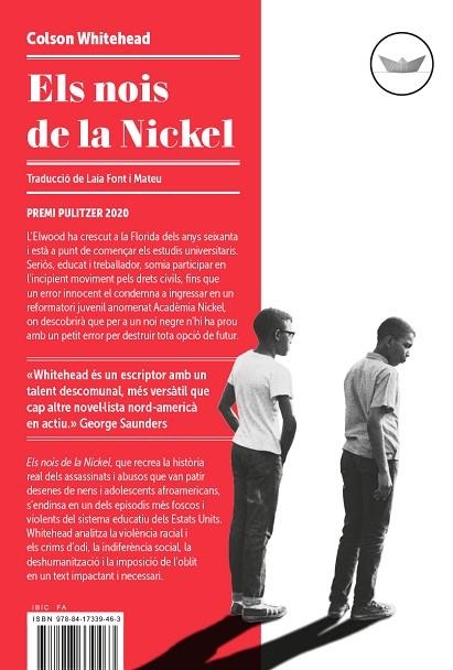 NOIS DE LA NICKEL, ELS | 9788417339463 | WHITEHEAD, COLSON | Llibreria La Gralla | Llibreria online de Granollers