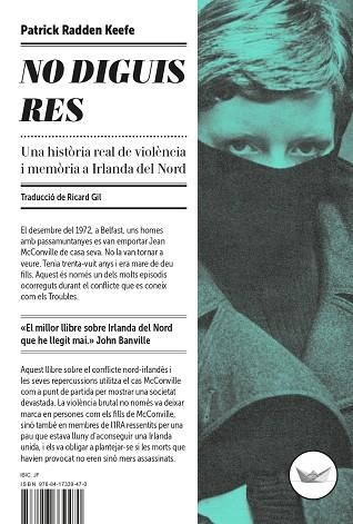 NO DIGUIS RES | 9788417339470 | RADDEN KEEFE, PATRICK | Llibreria La Gralla | Librería online de Granollers