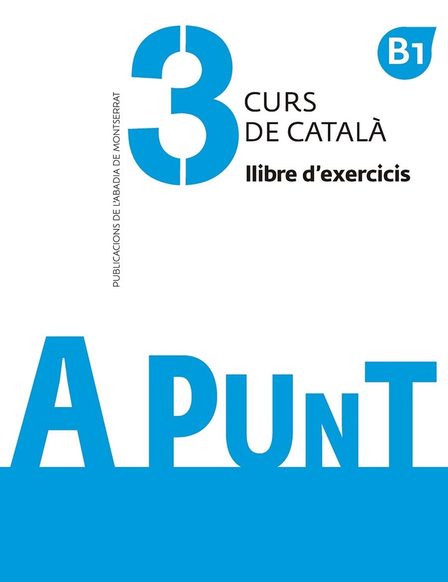 A PUNT. CURS DE CATALÀ. LLIBRE D'EXERCICIS, 3 | 9788491910121 | VILAGRASA GRANDIA, ALBERT | Llibreria La Gralla | Librería online de Granollers