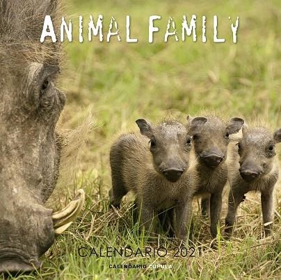 CALENDARIO ANIMAL FAMILY 2021 | 9788448027643 | AA. VV. | Llibreria La Gralla | Librería online de Granollers