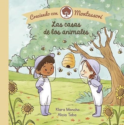CASAS DE LOS ANIMALES, LAS  (CRECIENDO CON MONTESSORI. PEQUEÑAS MANITAS) | 9788448855055 | MONCHO, KLARA; TEBA, ALICIA | Llibreria La Gralla | Librería online de Granollers