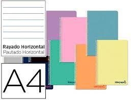 LLIBRETA A4 LIDERPAPEL RATLLES ESPIRAL 80F 90 GR | 8423473089327 | 08932 | Llibreria La Gralla | Llibreria online de Granollers