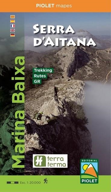 SERRA D´AITANA. MARINA BAIXA MAPA | 9788412020199 | VVAA | Llibreria La Gralla | Librería online de Granollers