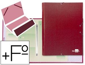 CARPETA CLASSIFICADORA LIDERPAPEL VERMELLA | 8423473240841 | 24084 | Llibreria La Gralla | Librería online de Granollers