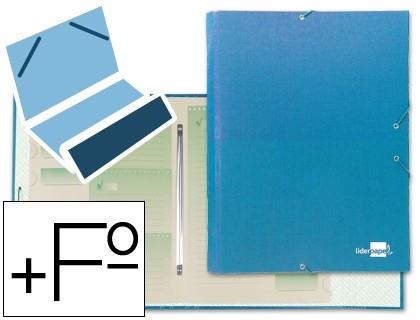 CARPETA CLASSIFICADORA LIDERPAPEL BLAU TURQUESA | 8423473264212 | 26421 | Llibreria La Gralla | Llibreria online de Granollers