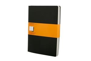 LLIBRETA MOLESKINE XL NEGRO RAYADO BLANDA 3 CUADERNOS | 9788883705014 | MOLESKINE | Llibreria La Gralla | Llibreria online de Granollers