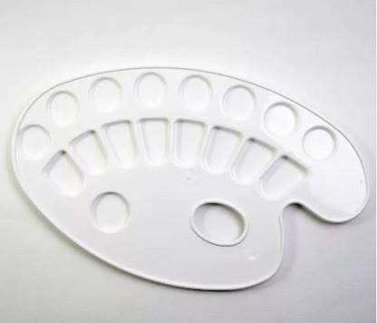 PALETA DE PLASTIC OVALADA 24.5X15 16 COMPARTIMENTS | 8425901125386 | 90612538 | Llibreria La Gralla | Llibreria online de Granollers